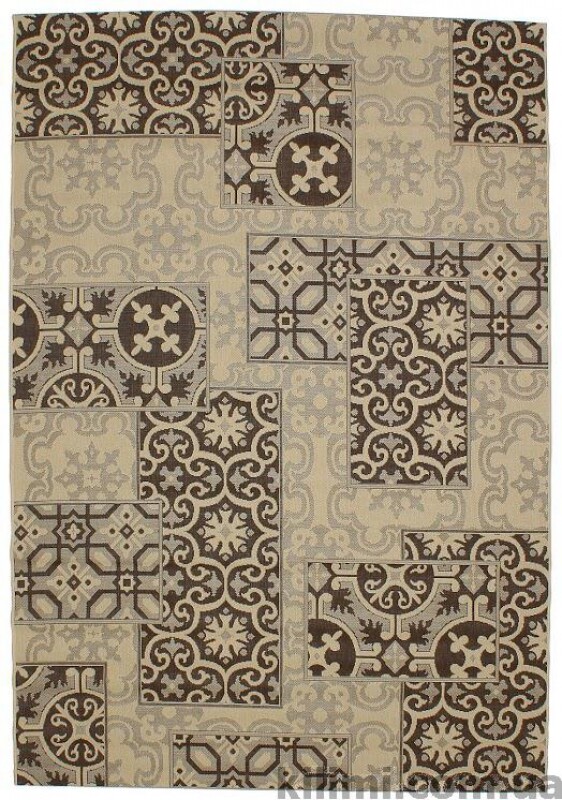 Безворсові килими Cottage 5474 natural-chocolate